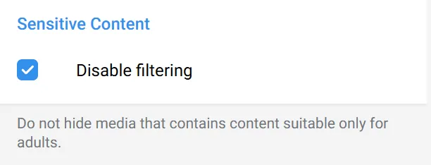 解除限制的选项